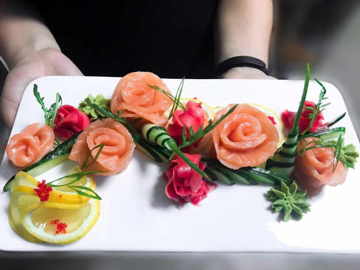 Ресторан Vasabi в Коблево сашими