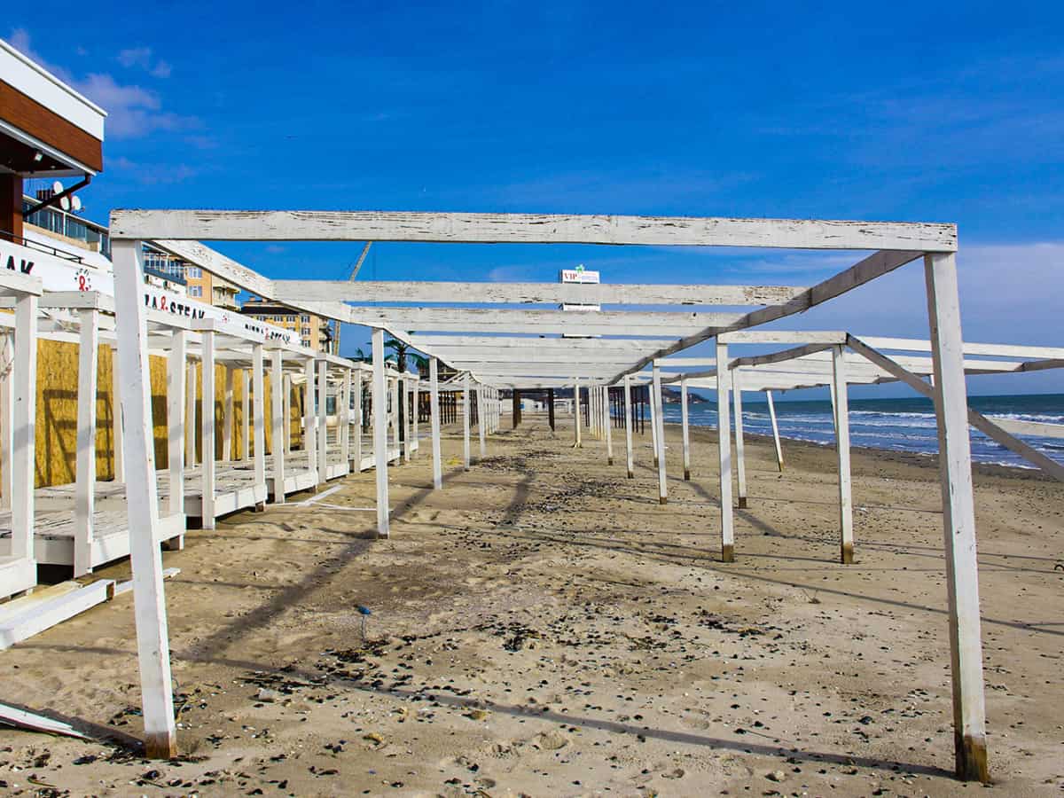 Пляж Пицца Стейк в Украинской части