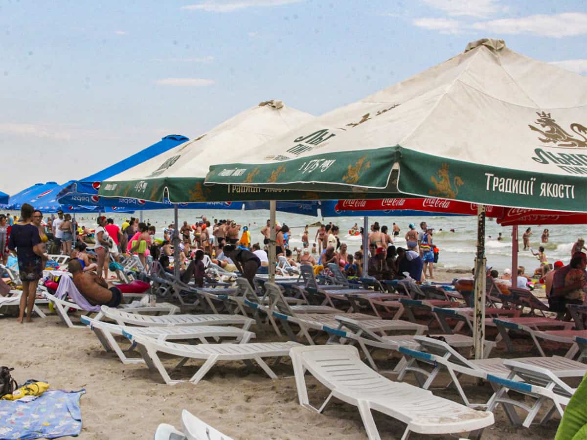 Пляж Коблево на Молдавских