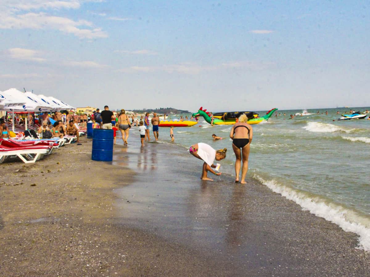 Пляж Николаевской зоны Коблево