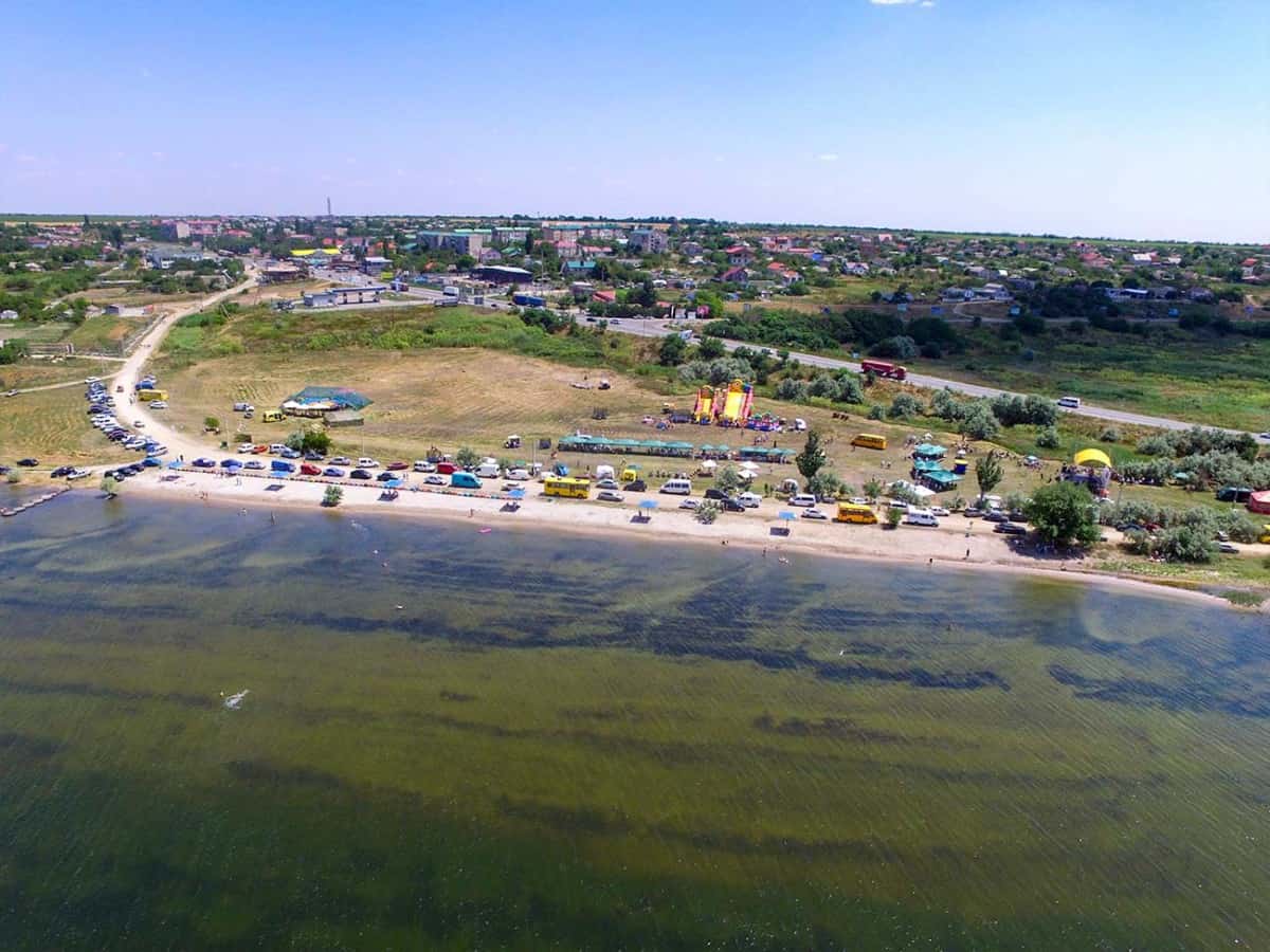 Тилигульский лиман вид сверху