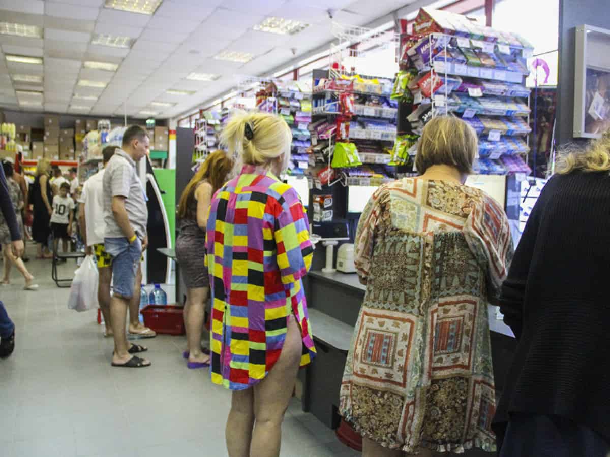 кассы в супермаркете Моя Краина