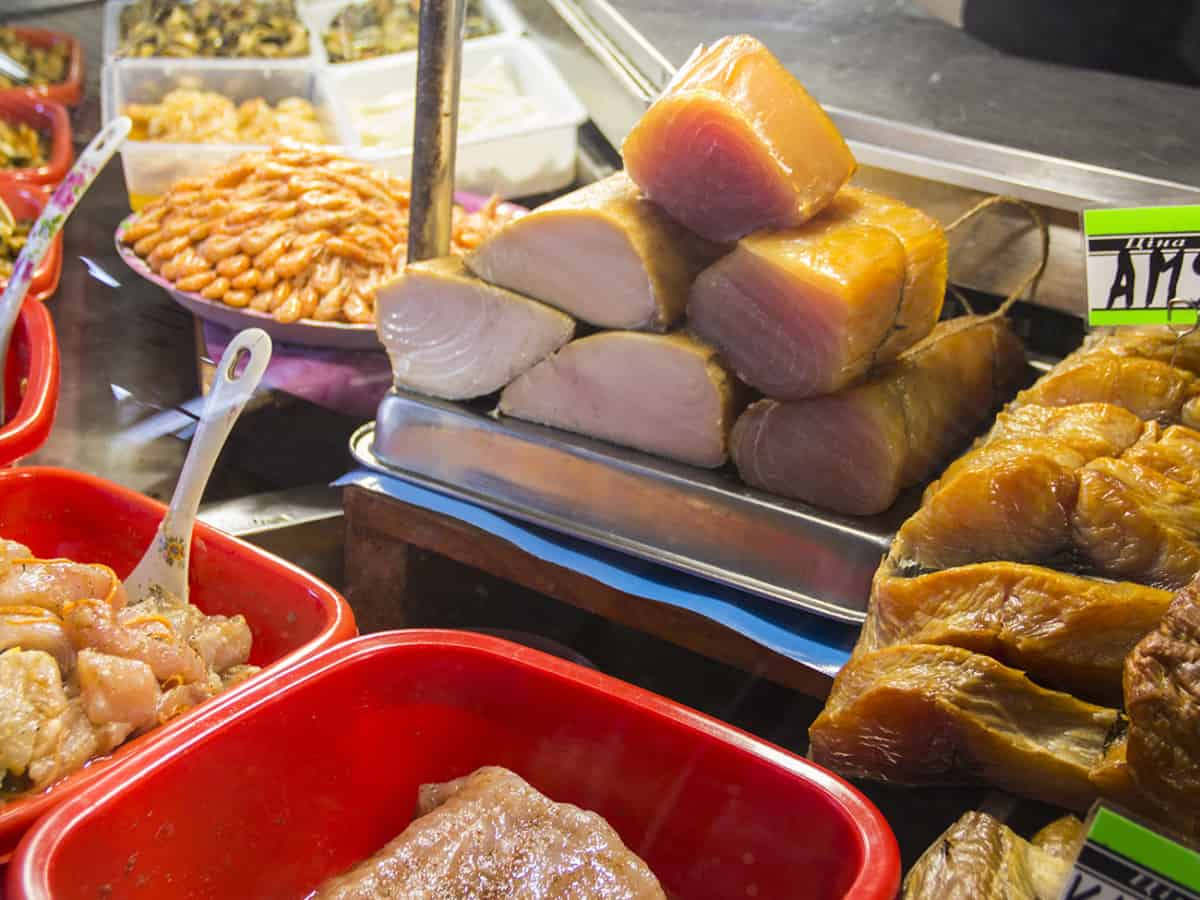 морепродукты в Коблево рынок