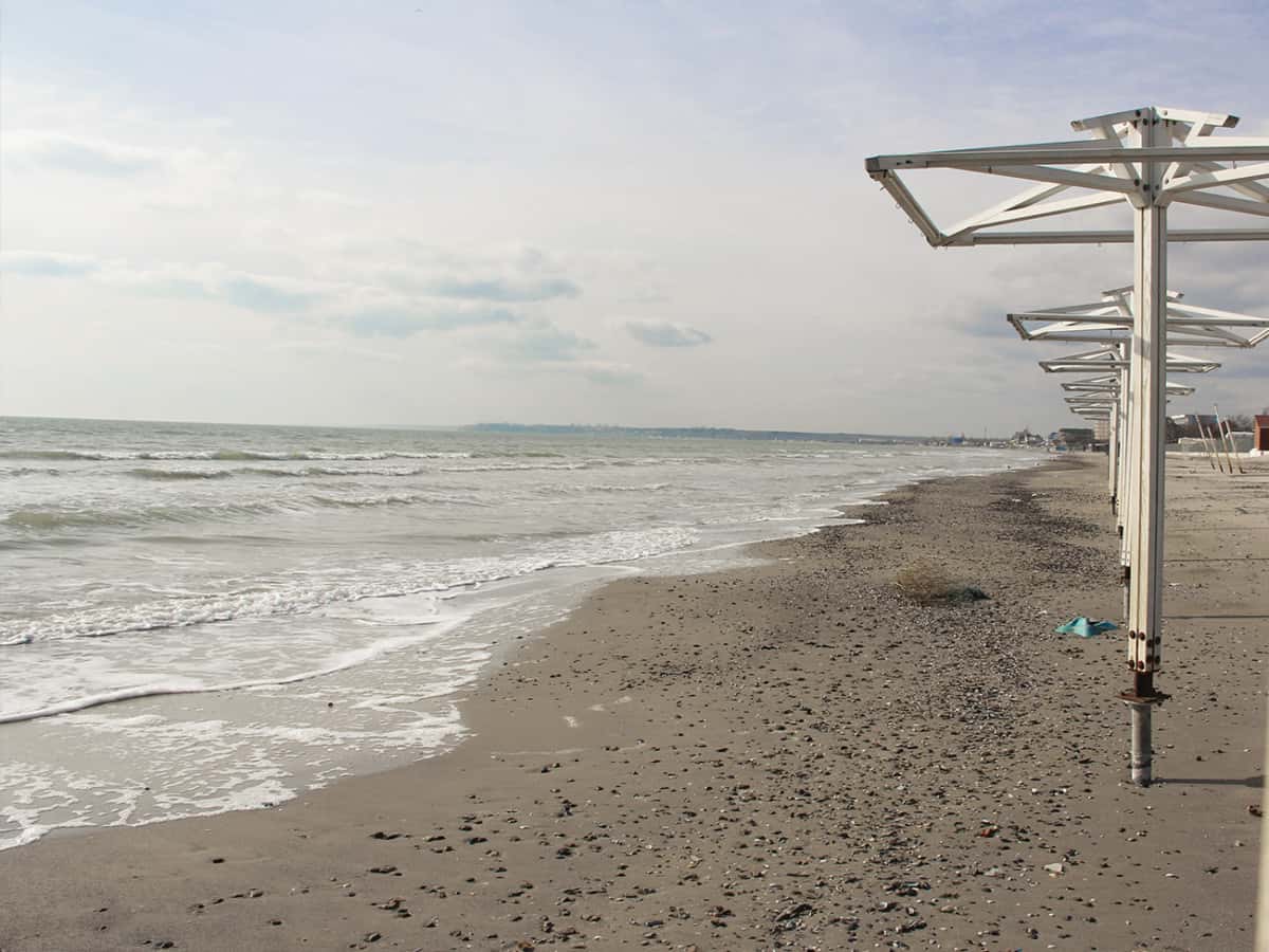 украинская зона Коблево пляж