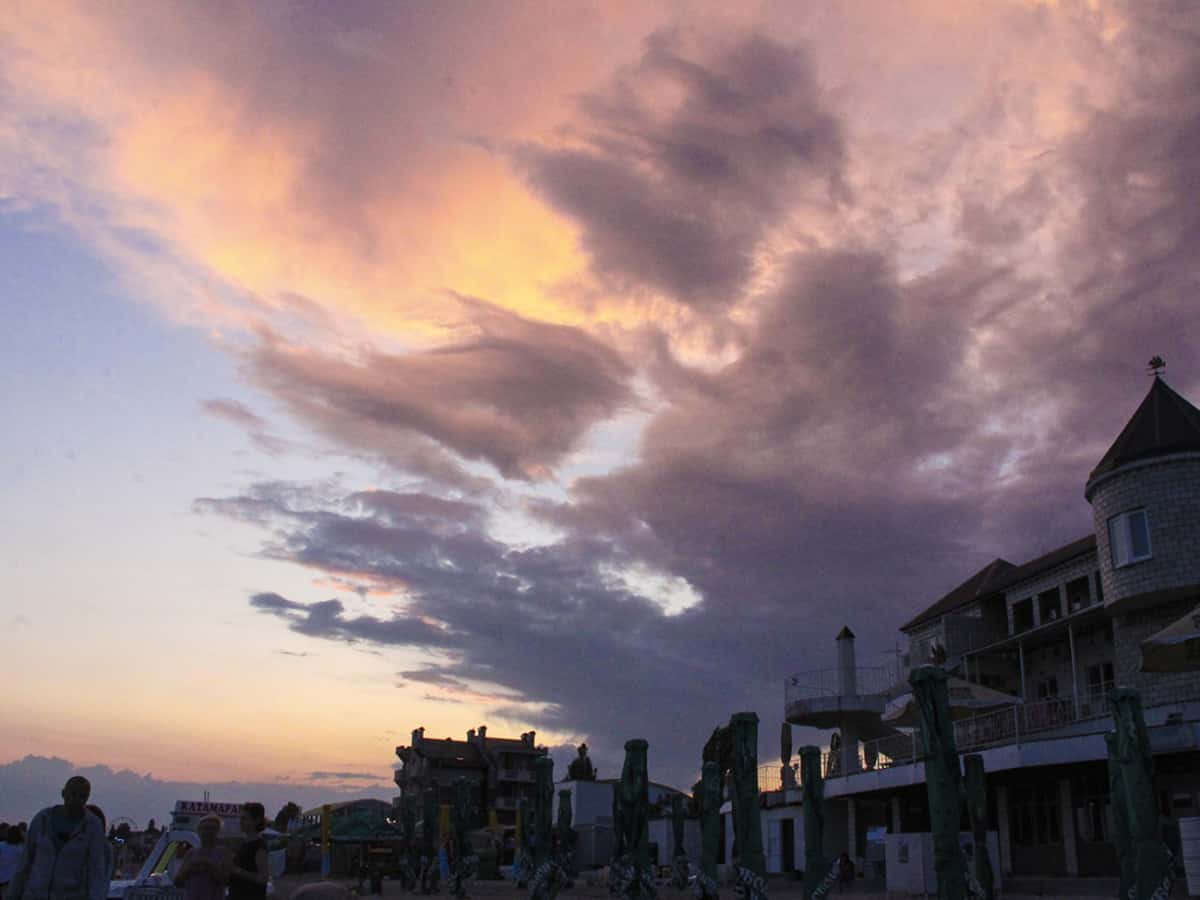 закат Украинская зона Коблево