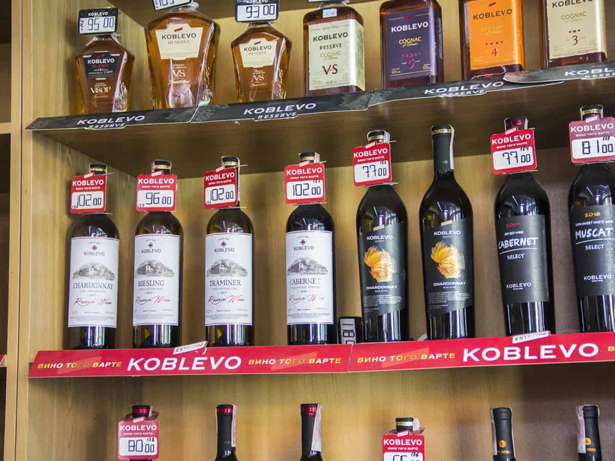 вина Коблево в магазине