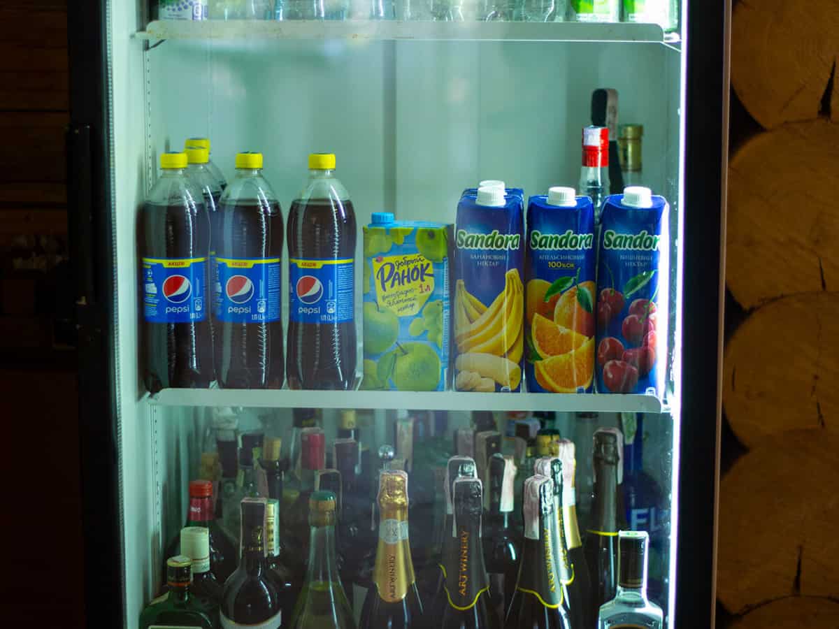 напитки в ресторане Синевир