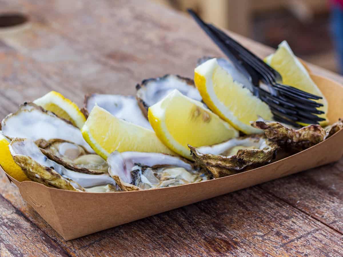 устрицы с лимоном устричная ферма самовывоз