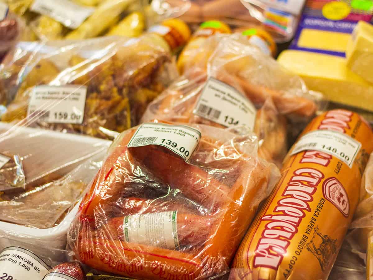 магазин 24 часа в Коблево колбасы