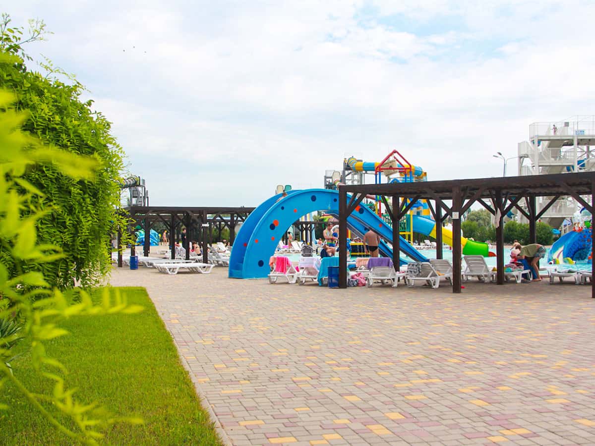 Детские горки аквапарк Коблево