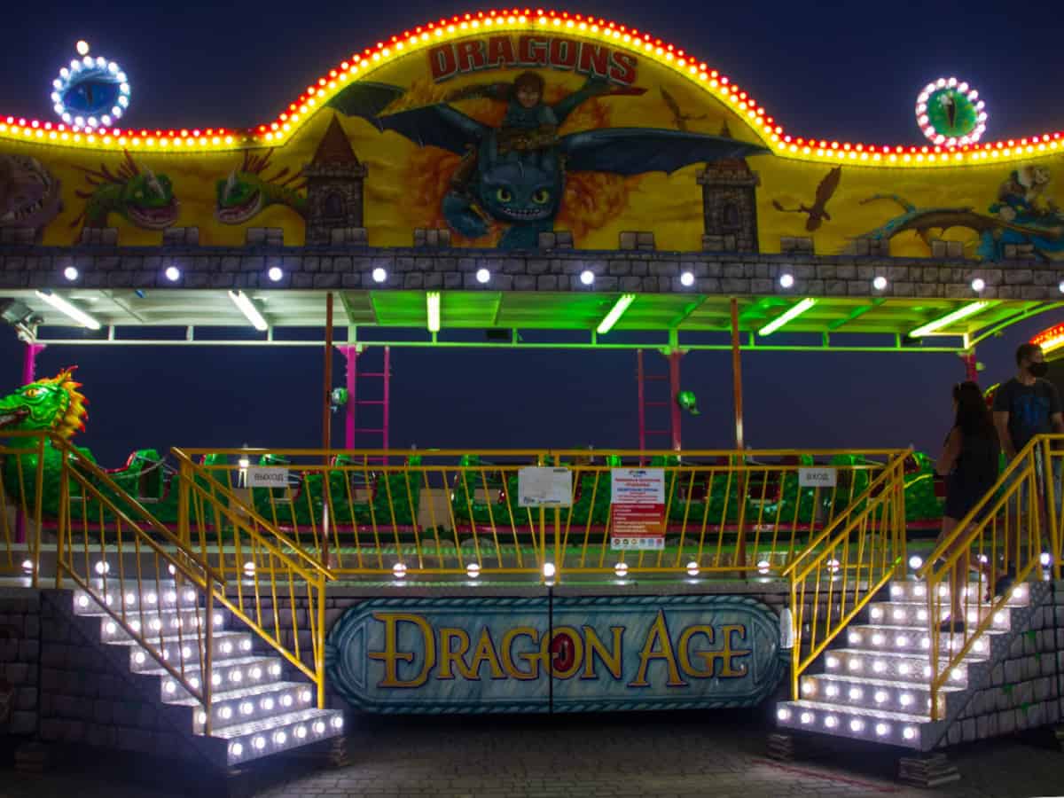 Аттракцион Эра Дракона в Коблево