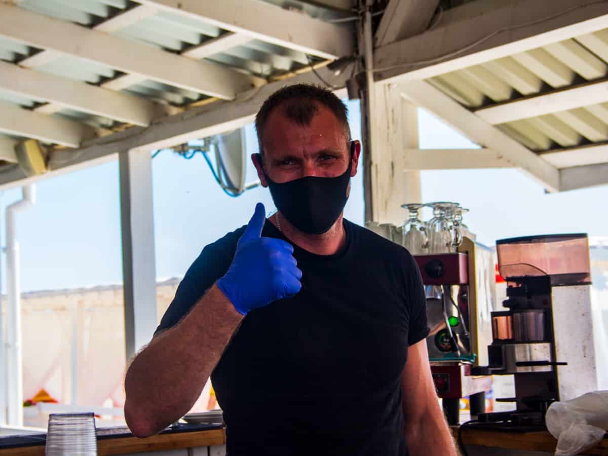 Бармен ресторан мама пляж коблево