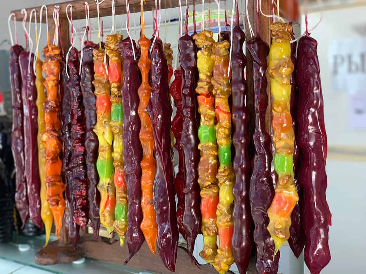 Софиевский рынок в Коблево чурчхела