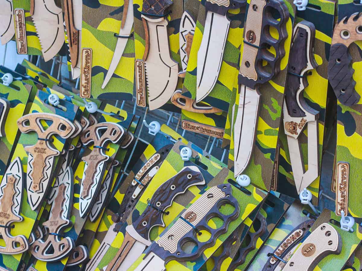 Сувенирные ножи Коблево