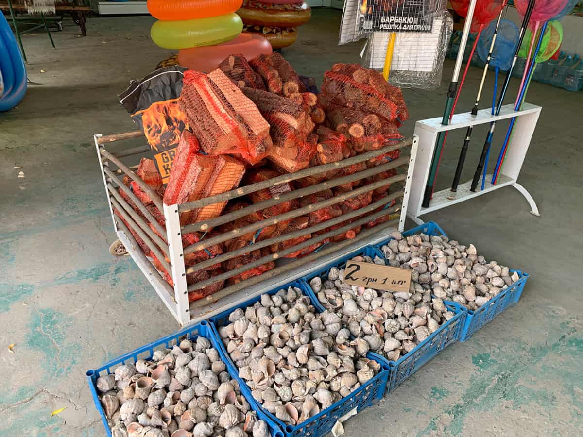 Дрова для мангала в Коблево