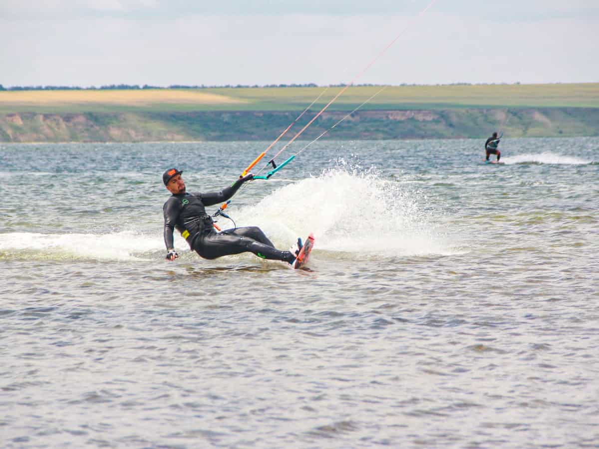 обучение кайт серфингу лиман возле Коблево