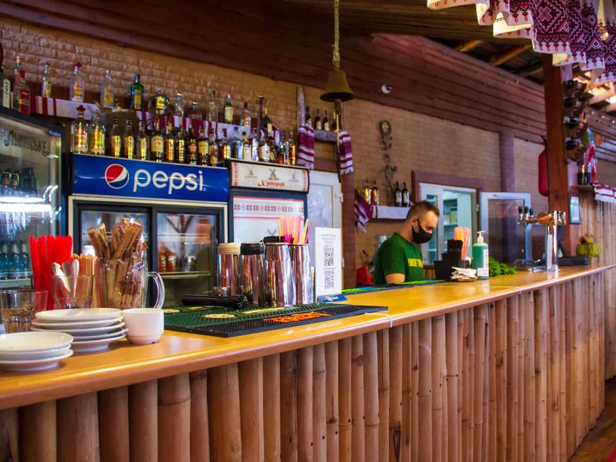 Барная стойка ресторан в Коблево