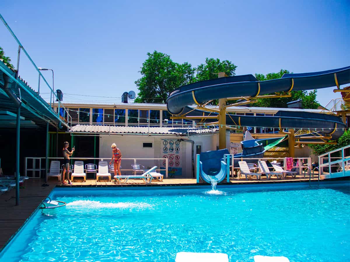 мини аквапарк на Акватории вкуса в Коблево