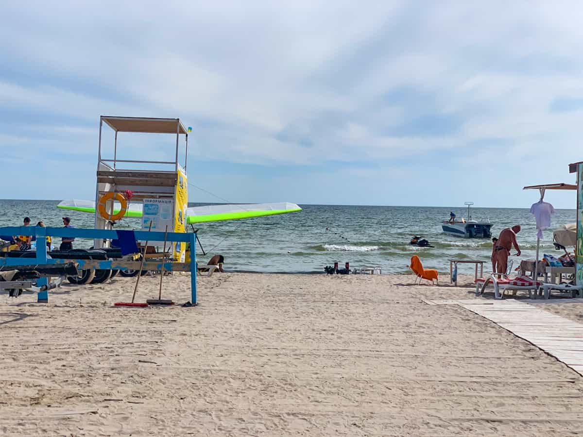 пляж Дельфина в Коблево