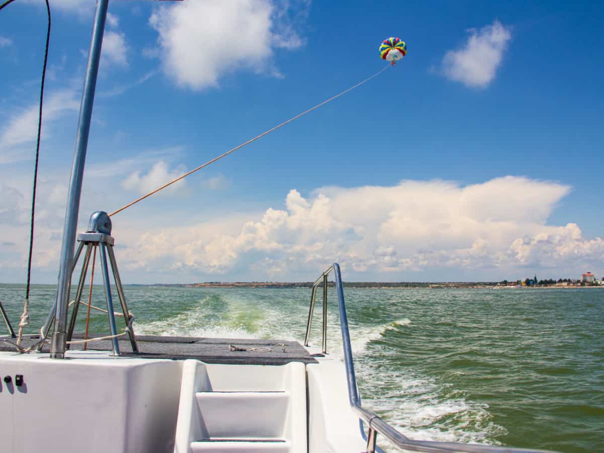 Полеты с парашютом от отеля Дельфин в Коблево