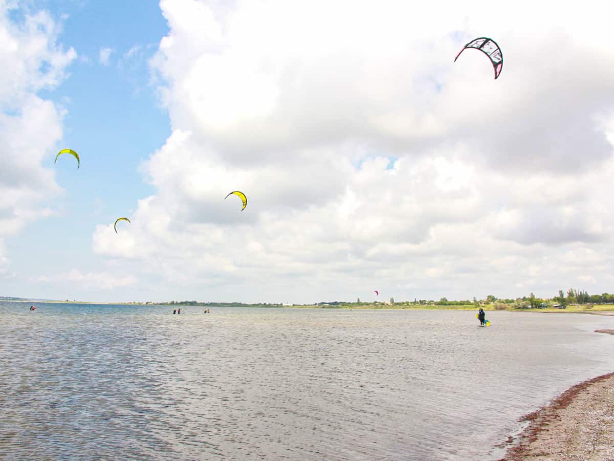 обучение кайт серфингу в Коблево