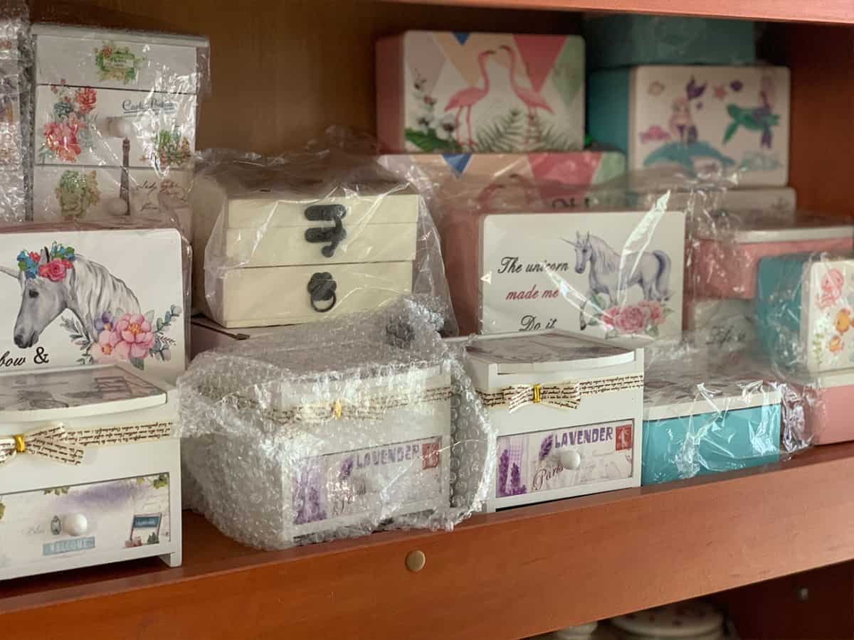 Софиевский рынок в Коблево шкатулки для украшений