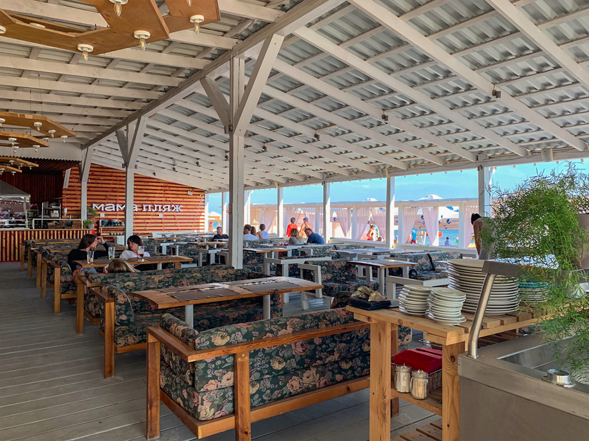 Ресторан Мама Пляж в Коблево 28.07.2020