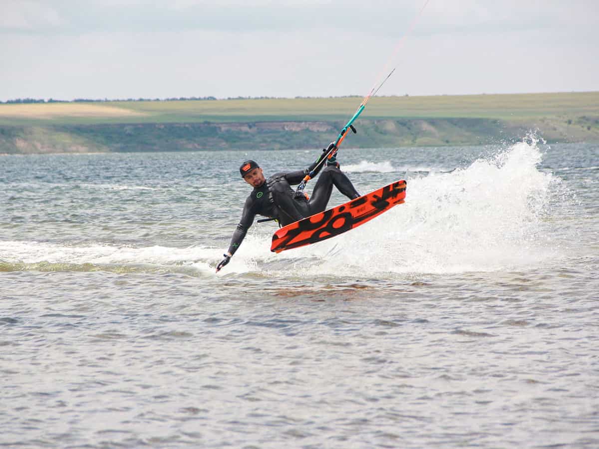 Кайт-станция на второй косе в Коблево
