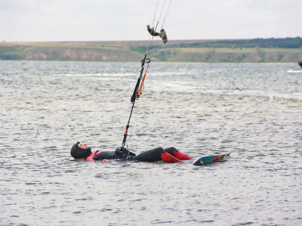 Кайт-станция на второй косе в Коблево
