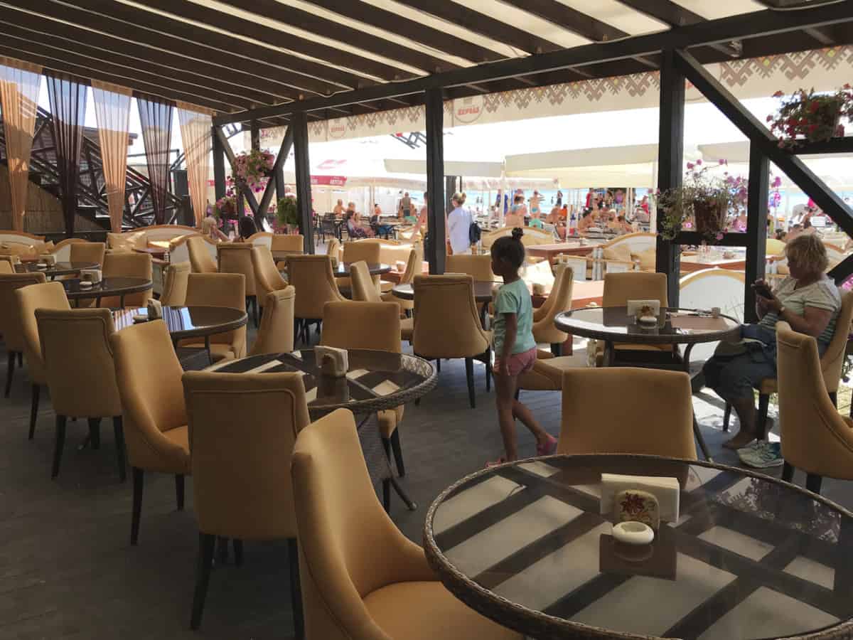 Ресторан с видом на море в Коблево