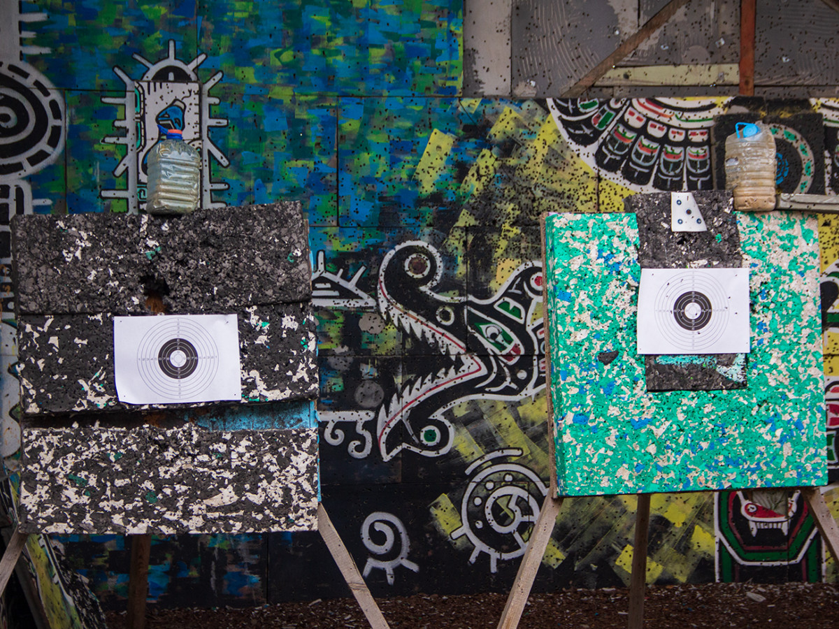 Развлечения в Коблево стрельба по мишеням