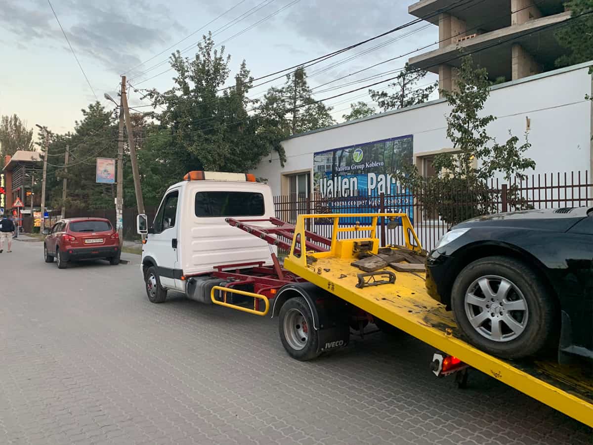 Как транспортировать машину из Коблево