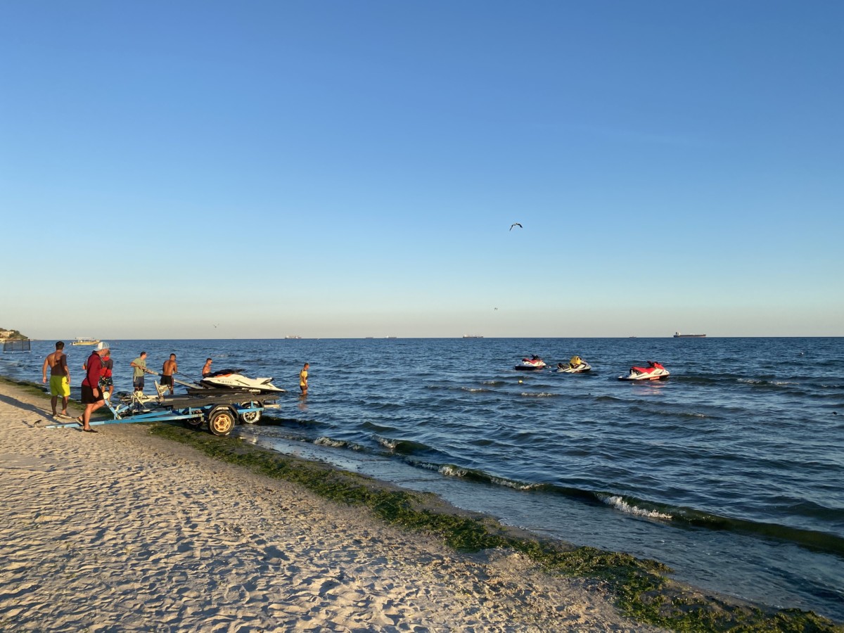 Коблево 03.08.2020 пляж