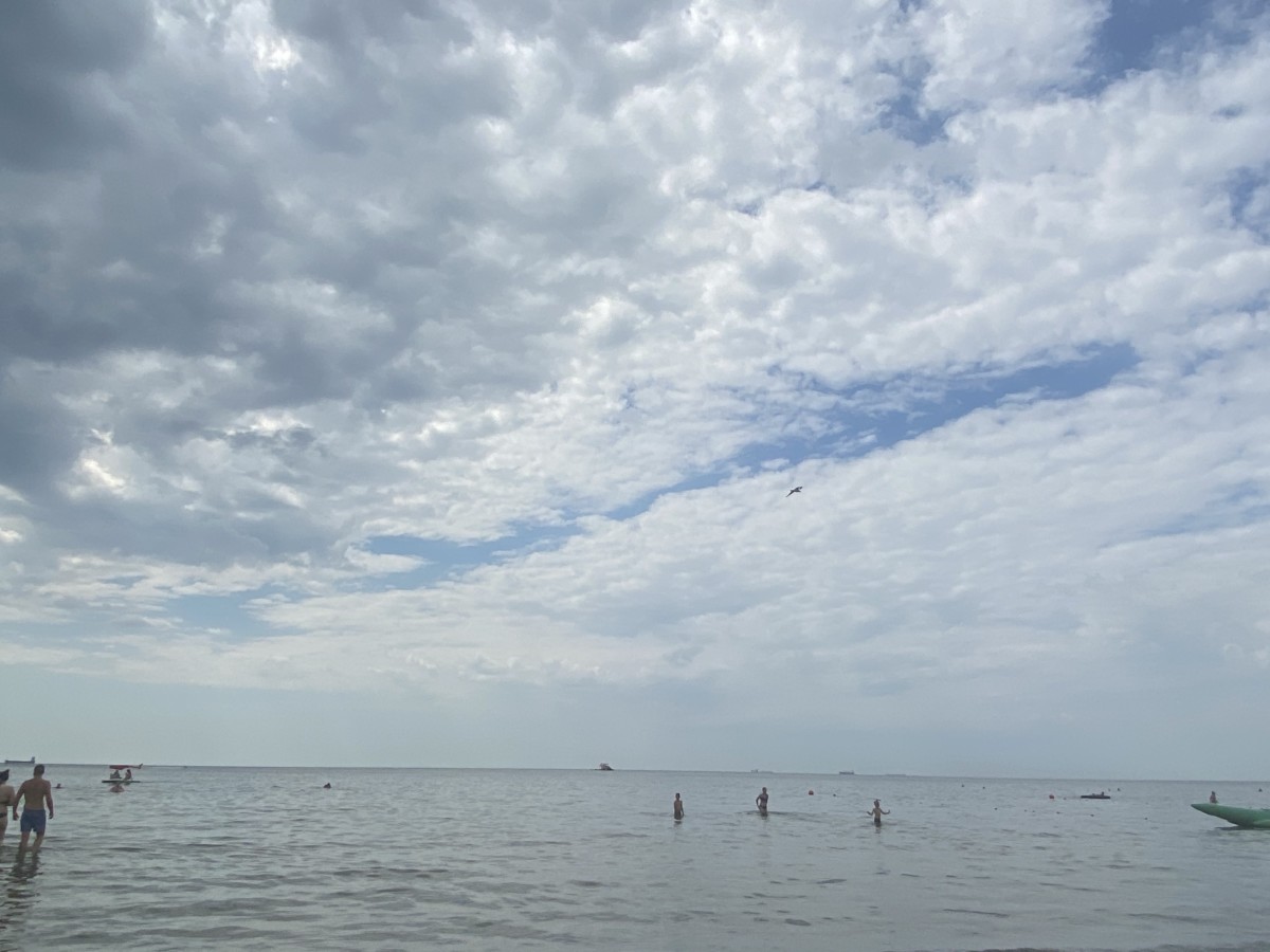 Море в Коблево 10.08.2020