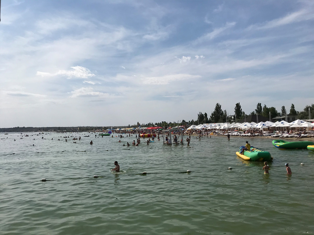 Коблево 01.08.2020 пляж и море