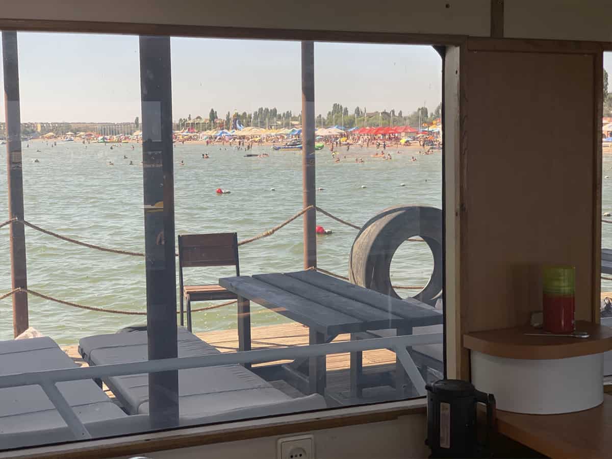 как выглядит теплоход внутри Коблево