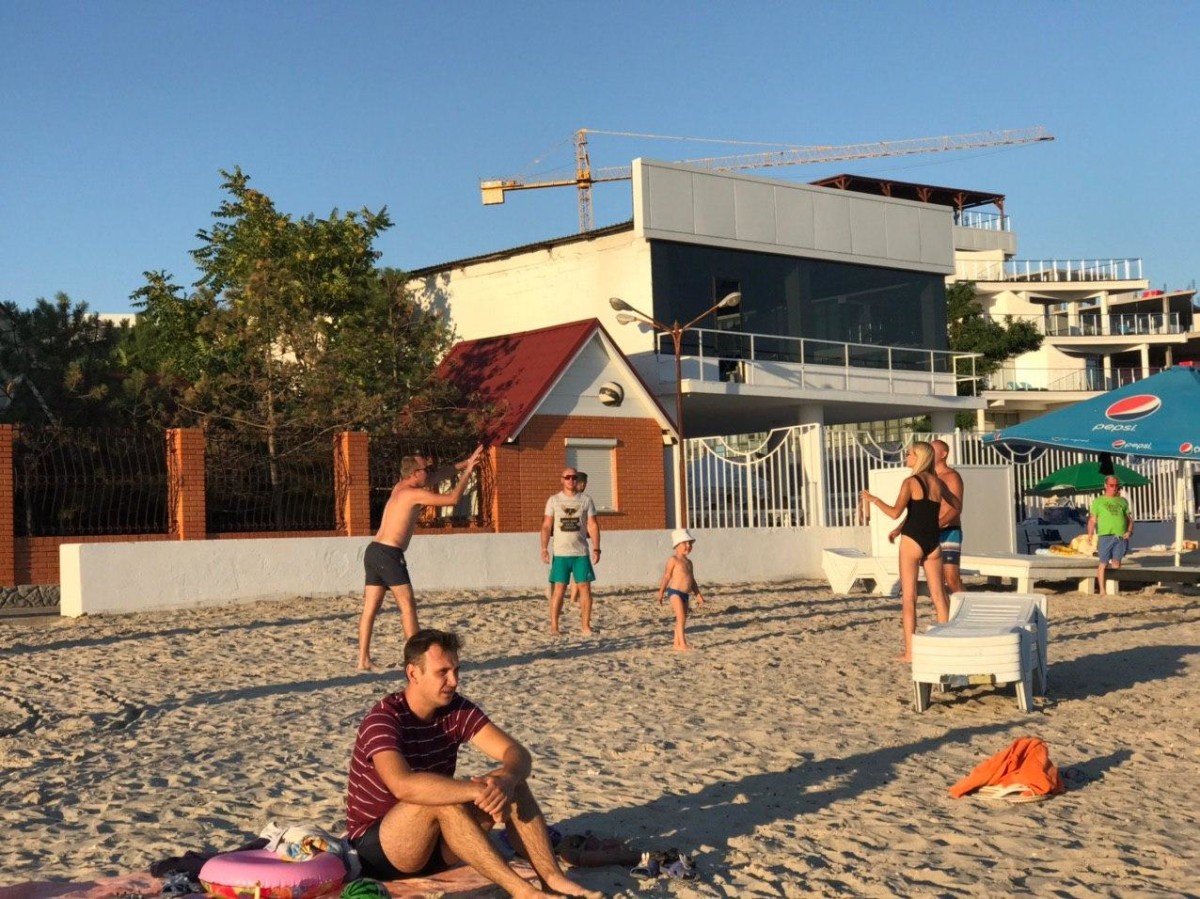 Гостевой дом в Коблево фото пляжа