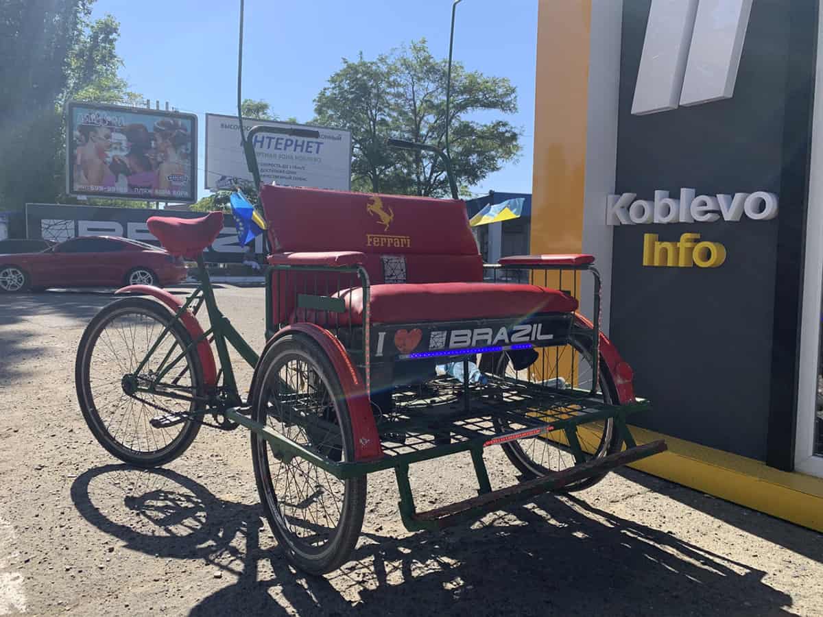 велорикши в Коблево