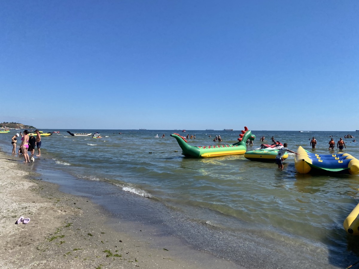 Водные аттракционы на Пицца Стейк в Коблево