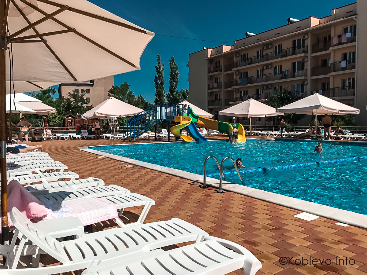 Пансионат Николаев в Коблево с бассейном фото