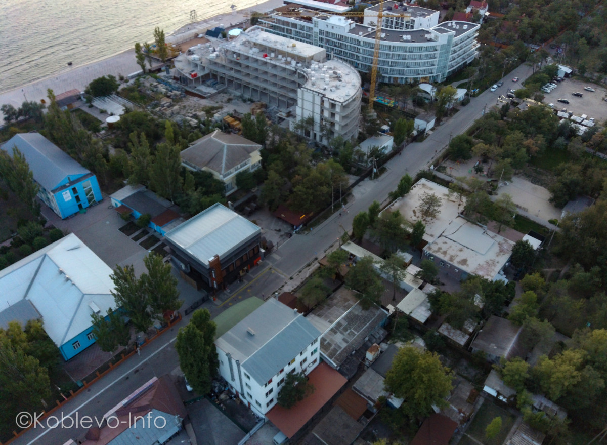 Отели первой линии в Коблево фото