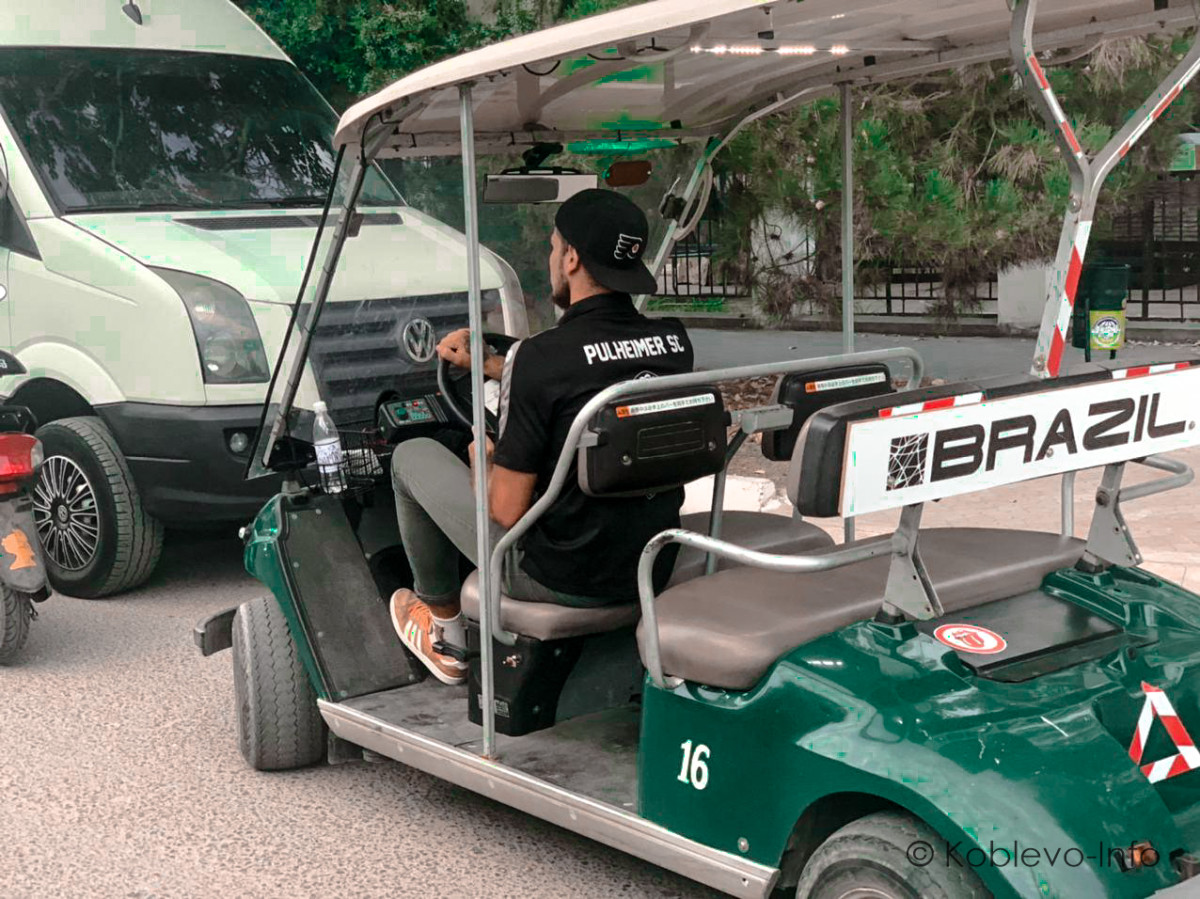 Такси гольф кар в Коблево