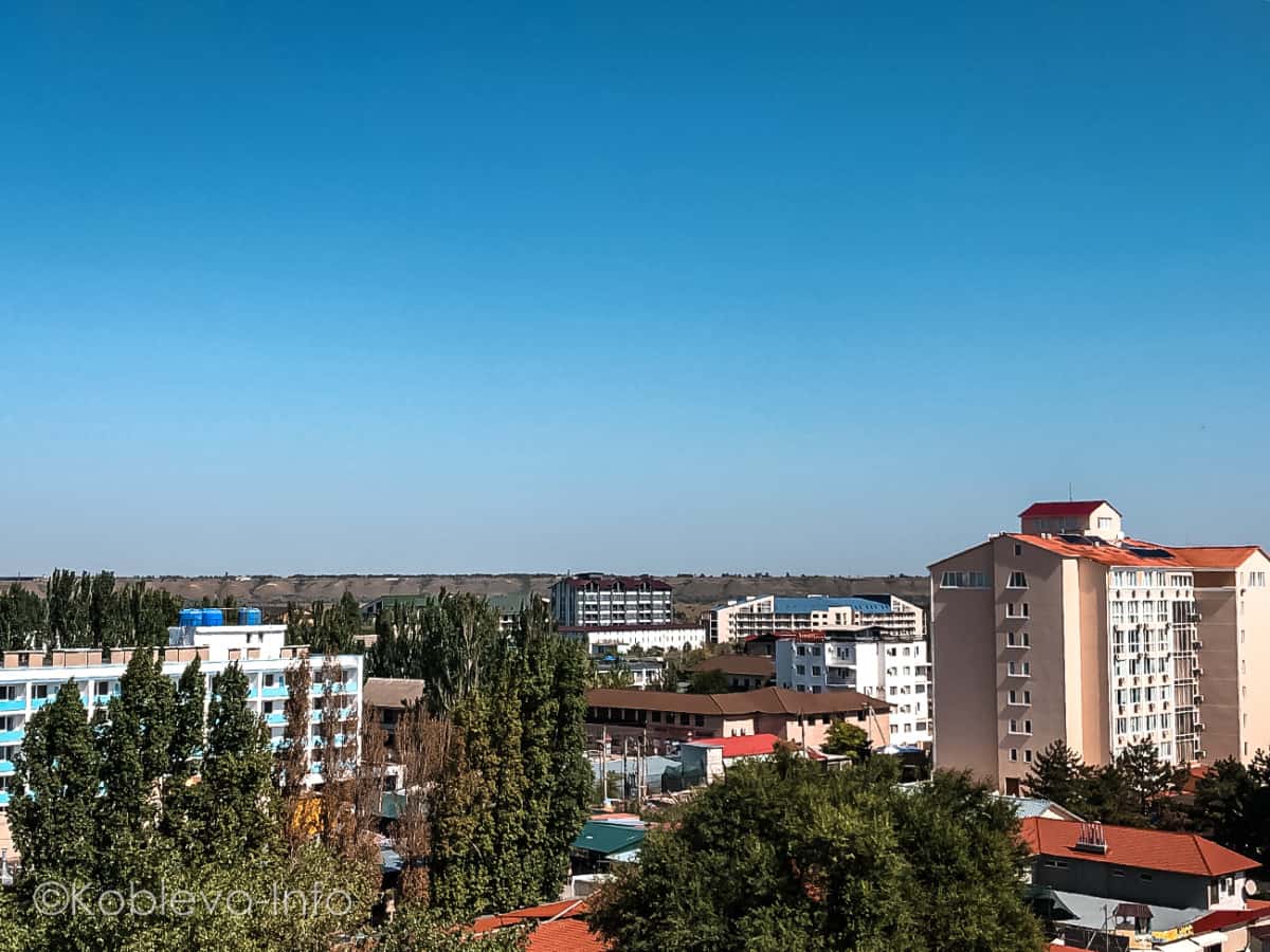 Вид на Коблево с высоты