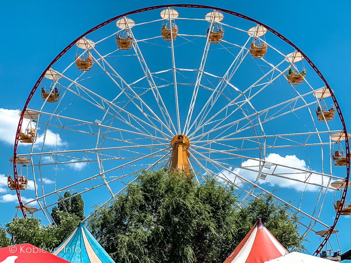 Покататься на колесе обозрения в Коблево