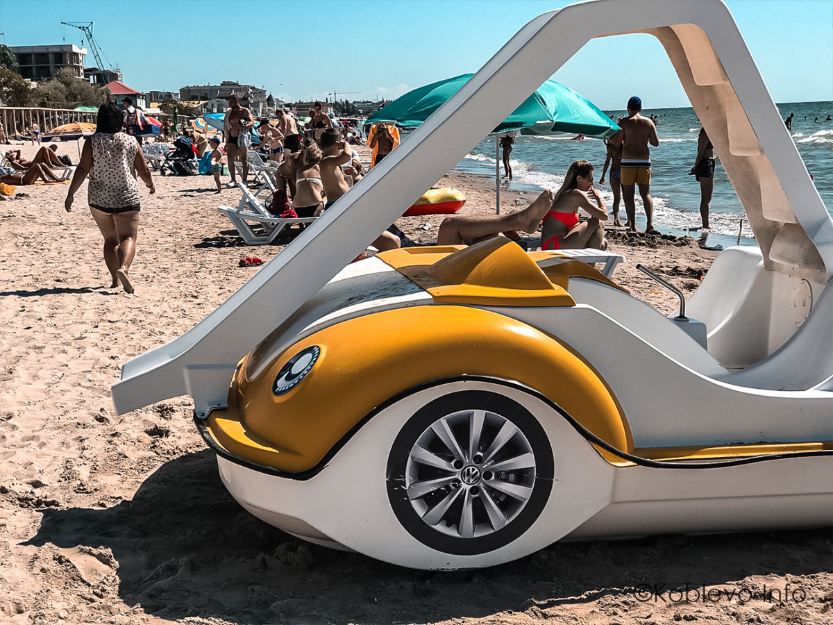 фото пляжа Коблево