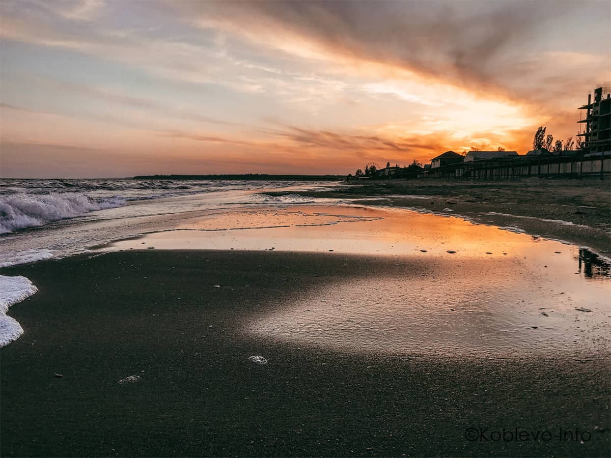 закат на море фото Коблево