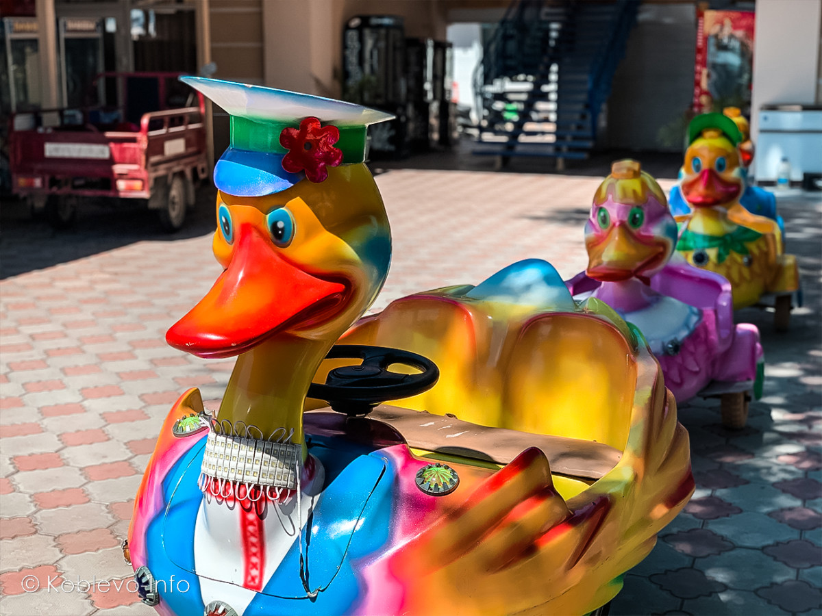 Парк аттракционов Преображенский в Коблево. Развлечения для деток