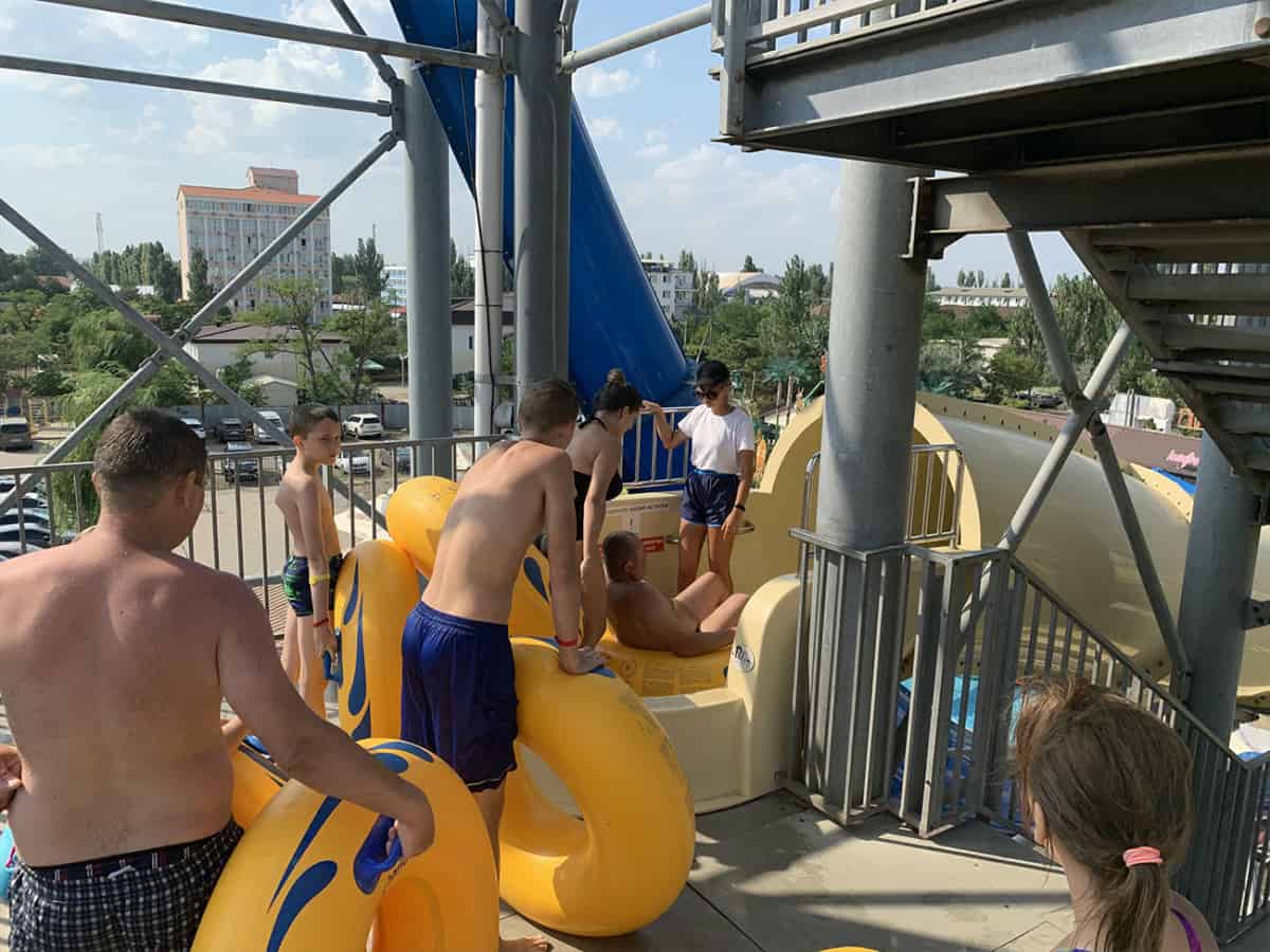 фото горок в Орбите Коблево