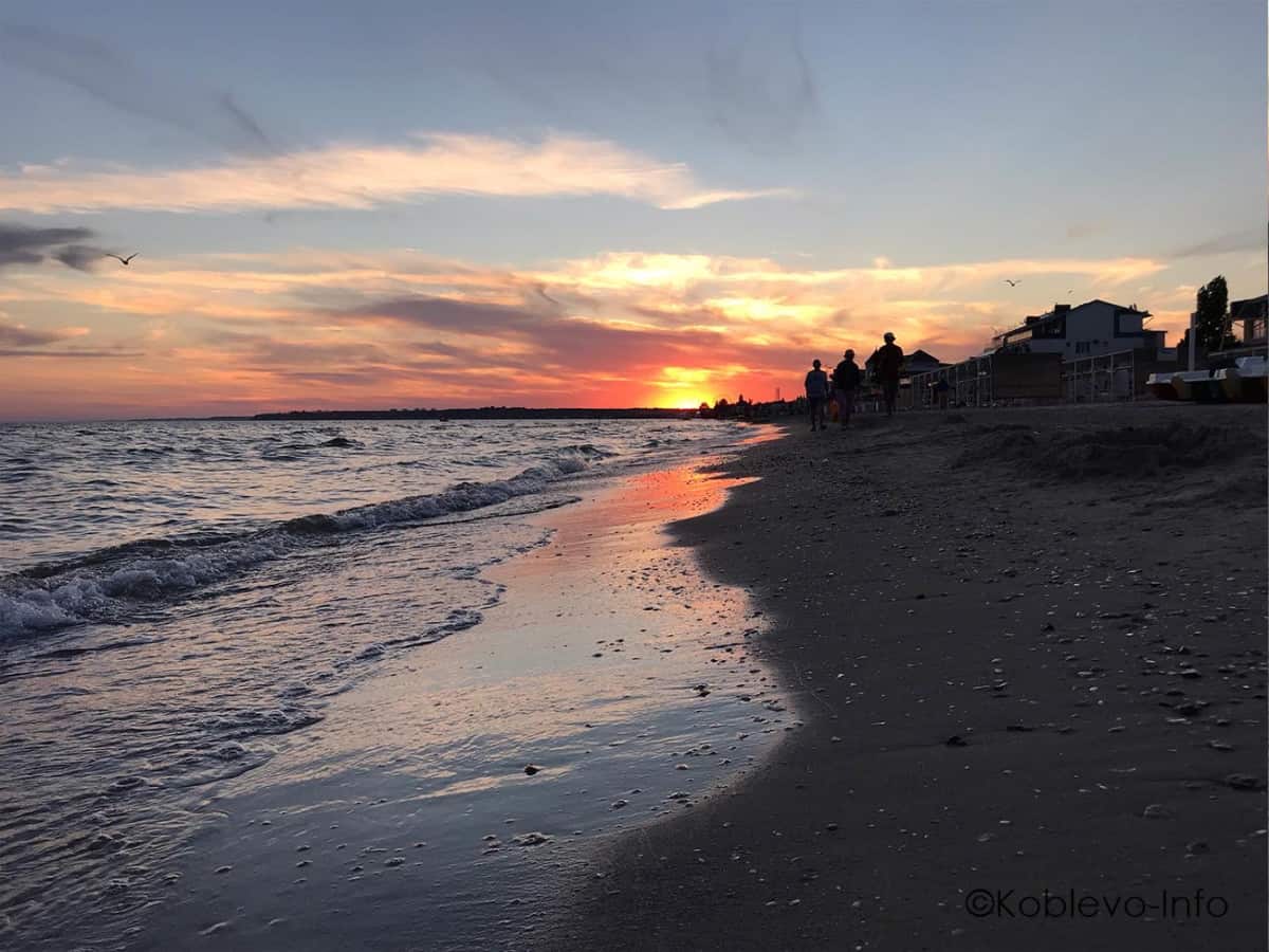 пейзаж море в Коблево
