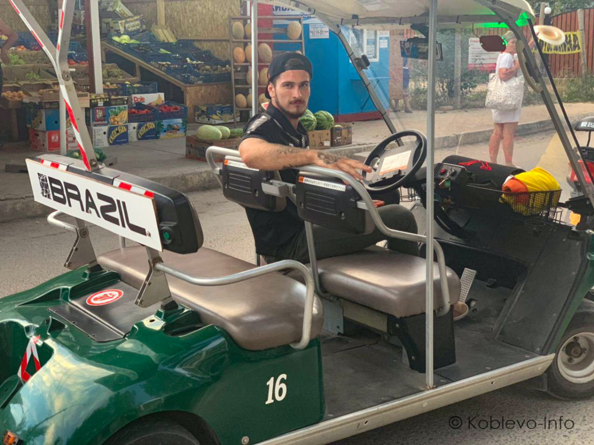 Услуги такси гольф кар в Коблево